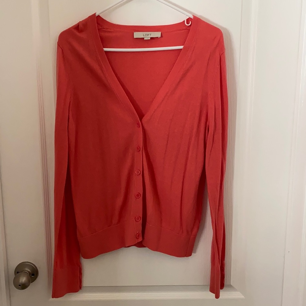 Loft long sleeve cardigan